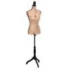 Damenb&uuml;ste Schneiderpuppe B&uuml;ste Torso Angezogen Mannequin Jute