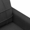 vidaXL 2-Sitzer-Sofa Schwarz 140 cm Stoff