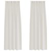 vidaXL Voile-Vorhang 2 stk. Creme 260 x 140 cm Polyester