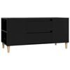 vidaXL TV-Schrank Schwarz 102x44,5x50 cm Holzwerkstoff