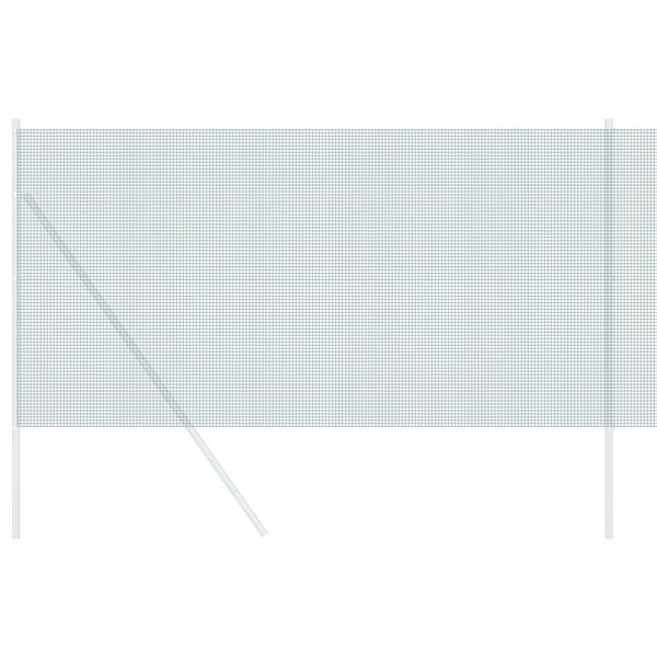 vidaXL Geschwei&szlig;ter Drahtzaun Gr&uuml;n 0,8 x 50 m