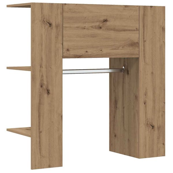 vidaXL Flurschrank Artisan-Eiche 97,5x37x99 cm Holzwerkstoff