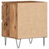 vidaXL Nachttisch mit Schubladen Altholz 40 x 35 x 50 cm Holzwerkstoff