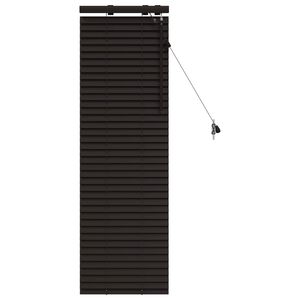 vidaXL Venezianische Jalousie Dunkelbraun 45 x 130 cm 35 mm