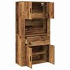 vidaXL Highboard mit Schubladen Altholz 80 x 33 x 150 cm Holzwerkstoff