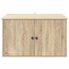 vidaXL Katzenhaus Sonoma 85 x 55 x 50,5 cm Holzwerkstoff