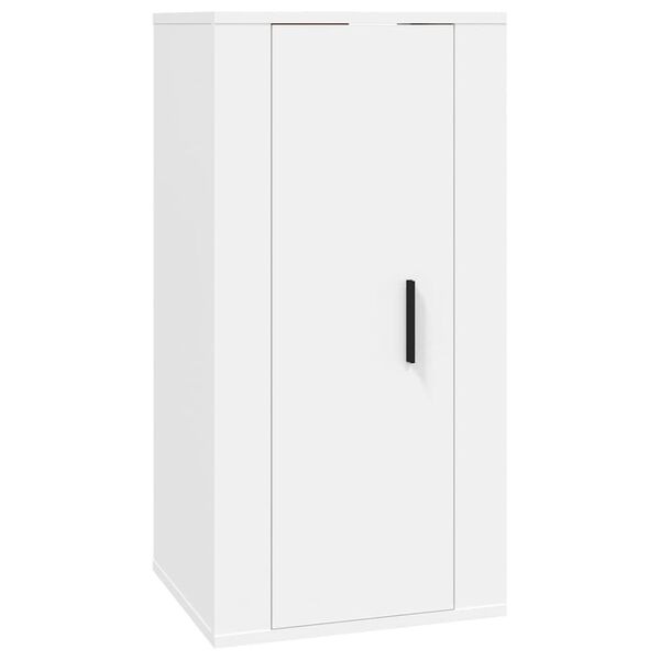 vidaXL TV-Wandschrank Weiß 40x34,5x80 cm