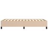vidaXL Bettgestell Cappuccino-Braun 90x200 cm Kunstleder