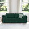 vidaXL 3-Sitzer-Sofa Dunkelgr&uuml;n 220x77x82 cm Samt