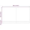 vidaXL Markisenersatzstoff Braun 380 x 195 cm Polyester