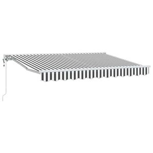 vidaXL Markisenrahmen Anthrazit und Wei&szlig; 250 x 200 cm