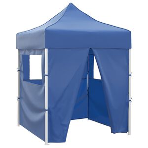 vidaXL Partyzelt 200 x 200 x 315 cm Blau Oxford-Stoff