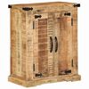 vidaXL Sideboard Braun 55 x 35 x 70 cm Massivholz, grobes Mango