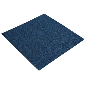 vidaXL Teppichfliese Blau 50 x 50 cm 4 stk. PP und Bitumen