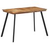 vidaXL Esstisch 120x62x76 cm Massivholz Teak