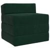 vidaXL Klappsofa Bett Dunkelgr&uuml;n 200 x 70 x 15 cm Samt
