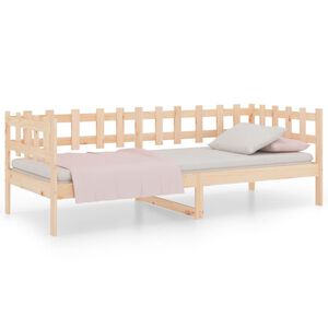 vidaXL Tagesbett ohne Matratze 90x190 cm Massivholz Kiefer
