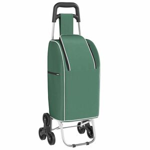 vidaXL Einkaufswagen Gr&uuml;n 39,5 x 33 x 93 cm Oxford-stoff