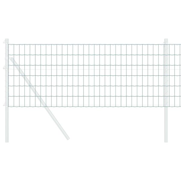 vidaXL Eurozaun Grün 0.4 x 50 m PVC-beschichtetes Eisen