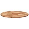 vidaXL Tischplatte Rund &Oslash;70x2 cm Massivholz Akazie