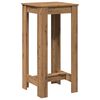 vidaXL Bartisch Artisan-Eiche 51x50x103,5 cm Holzwerkstoff