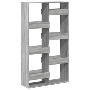 vidaXL Raumteiler Grau Sonoma 100x33x175 cm Holzwerkstoff