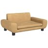 vidaXL Hundebett Braun 70x45x33 cm Samt