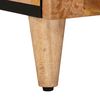 vidaXL Sideboard mit Regal Natur 90 x 33,5 x 75 cm Massivholz Mango