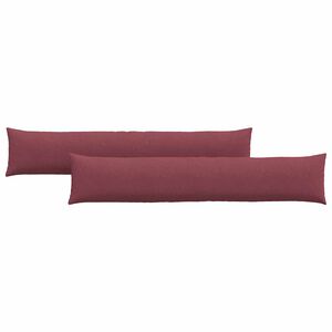 vidaXL Sofakissen 2 pcs Weinrot 200 x 40 cm Stoff