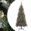 vidaXL K&uuml;nstlicher Weihnachtsbaum mit 150 LEDs mit St&auml;nder Gr&uuml;n 120 cm