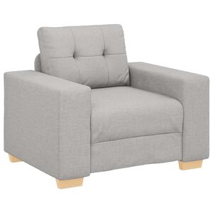 vidaXL Sofa-Sessel Wolkengrau 100x78x80 cm Stoff