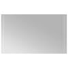 vidaXL LED-Badezimmerspiegel Transparent 60 x 10 cm Geh&auml;rtetes Glas