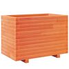 vidaXL Pflanzkübel Wachsbraun 70x40x49,5 cm Massivholz Kiefer