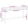 vidaXL Werkbankgestell Mattschwarz und Mattrot 170x50x79 cm Metall