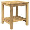 vidaXL Couchtisch Wei&szlig; gewaschen 40,5 x 40 x 45 cm Massivholz Akazie