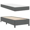 vidaXL Boxspringbett Dunkelgrau 80 x 200 cm Stoff