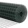 vidaXL Eurozaun Gr&uuml;n 1,5 x 10 m PVC-beschichtetes Eisen