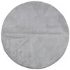 vidaXL Teppich IZA Kurzflor Skandinavischer Look Grau &Oslash; 120 cm