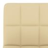 vidaXL Esszimmerst&uuml;hle 4 Stk. Drehbar Creme Samt