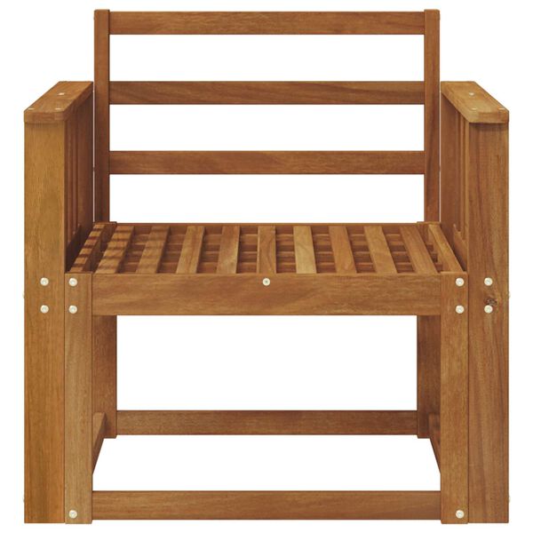 vidaXL Outdoor-Sofa Massivholz Akazie Natur