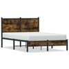 vidaXL Metallbett ohne Matratze R&auml;uchereiche 120x200 cm