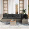 vidaXL Garten-Sofa-Set 7 pcs Grau