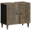 vidaXL Waschbeckenunterschrank 62x33x58 cm Massivholz Mango