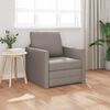 vidaXL Schlafsofa Taupe 74 x 77 x 81 cm Stoff