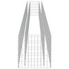 vidaXL Gabionen-Hochbeet Verzinkter Stahl 450&times;50&times;50 cm