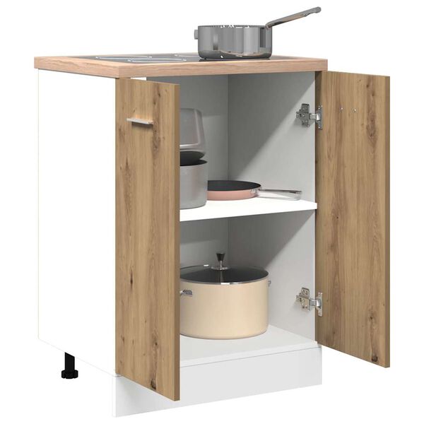 vidaXL Unterschrank Lyon Artisan-Eiche 60x46x81,5 cm Holzwerkstoff