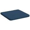vidaXL Sitzkissen 4 pcs Blau 40 x 40 x 3 cm Stoff