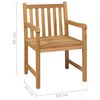 vidaXL 7-teiliges Garten-Ess-Set 200 x 100 cm Massivholz Teak