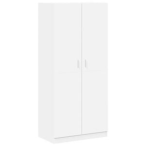vidaXL Kleiderschrank Wei&szlig; 90x52x200 cm Holzwerkstoff