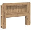 vidaXL Kopfteil-Schrank mit Speicher Artisan-Eiche Holzwerkstoff
